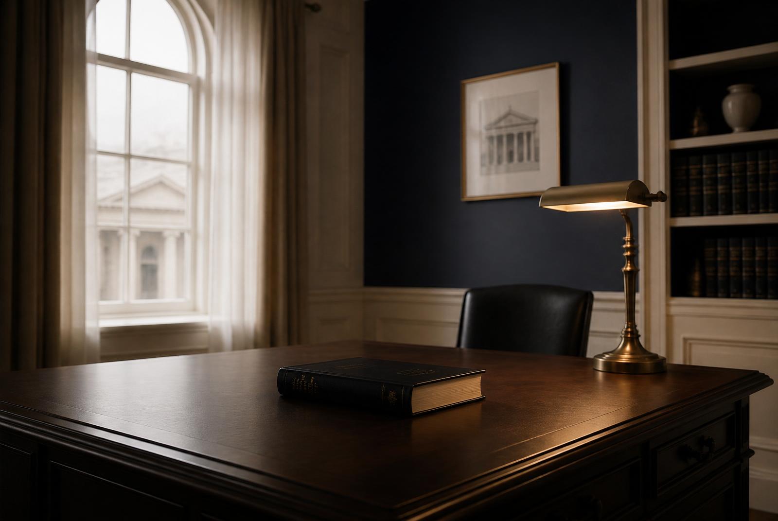 Bureau du Cabinet De Martino Avocat — atmosphère sobre et feutrée